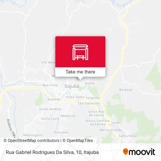 Rua Gabriel Rodrigues Da Silva, 10 map