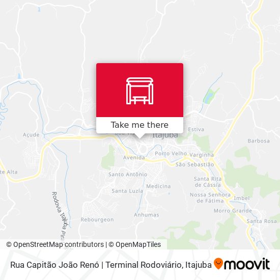 Rua Capitão João Renó | Terminal Rodoviário map