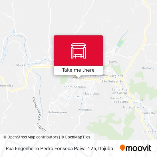Rua Engenheiro Pedro Fonseca Paiva, 125 map