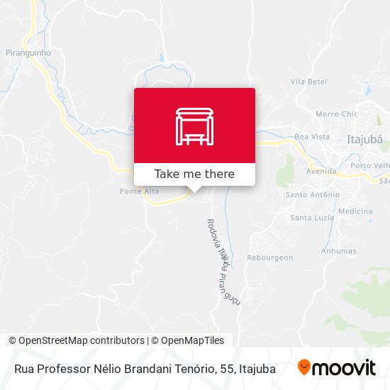 Rua Professor Nélio Brandani Tenório, 55 map