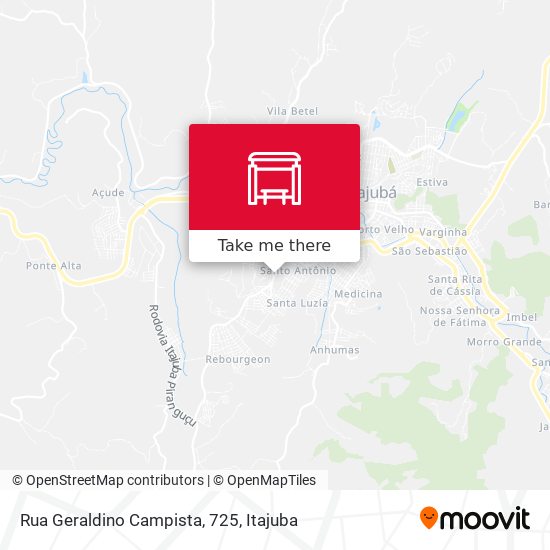 Rua Geraldino Campista, 725 map