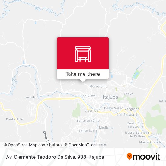 Av. Clemente Teodoro Da Silva, 988 map