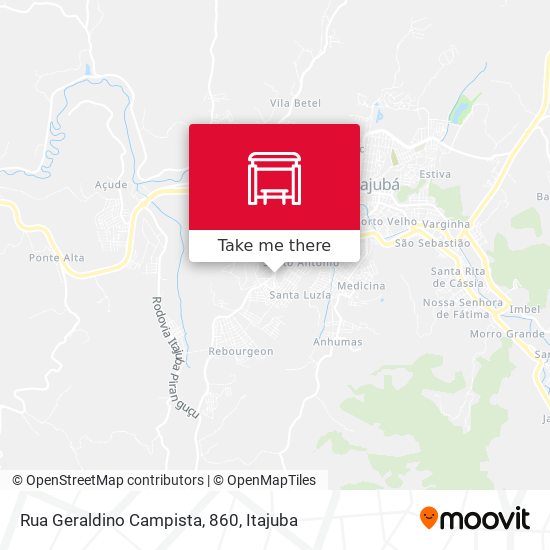 Rua Geraldino Campista, 860 map