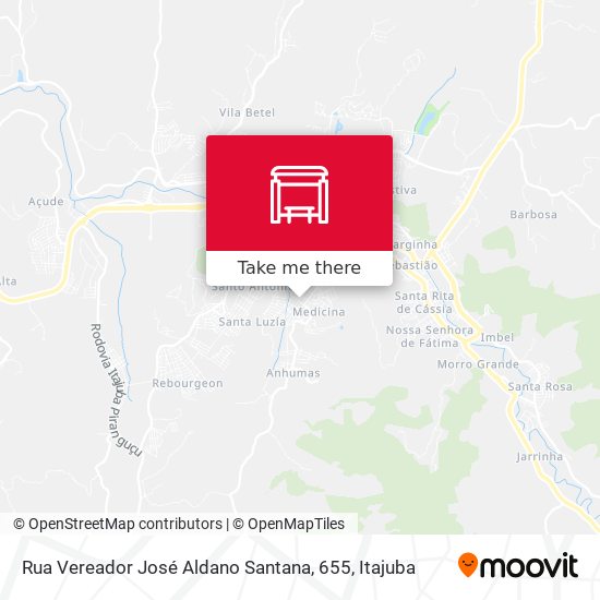 Rua Vereador José Aldano Santana, 655 map