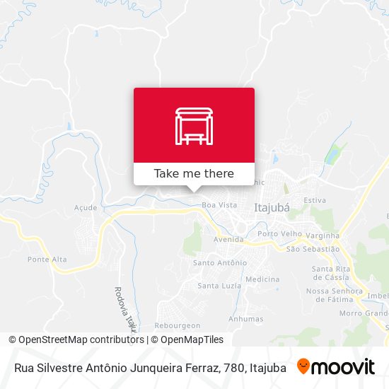 Rua Silvestre Antônio Junqueira Ferraz, 780 map