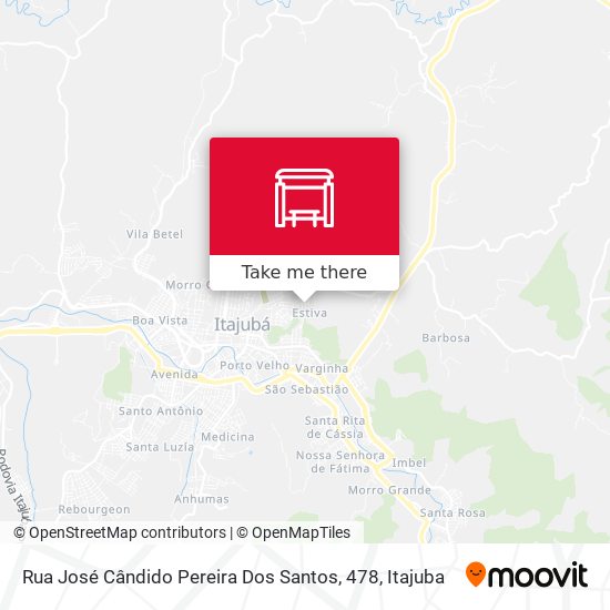 Rua José Cândido Pereira Dos Santos, 478 map