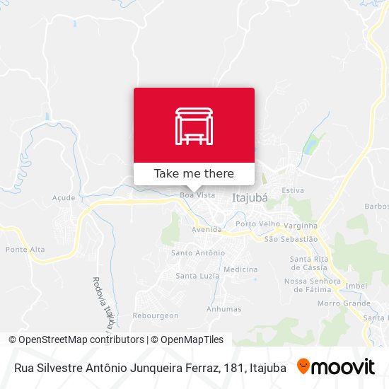 Rua Silvestre Antônio Junqueira Ferraz, 181 map