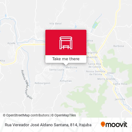 Rua Vereador José Aldano Santana, 814 map