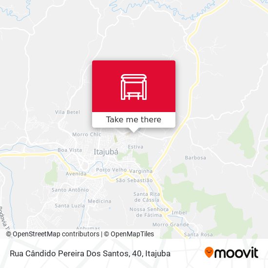 Rua Cândido Pereira Dos Santos, 40 map