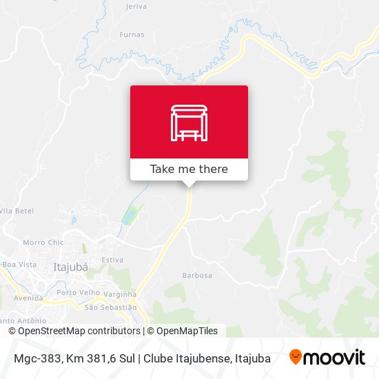 Mgc-383, Km 381,6 Sul | Clube Itajubense map