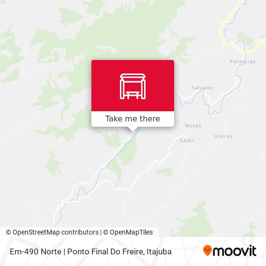 Em-490 Norte | Ponto Final Do Freire map