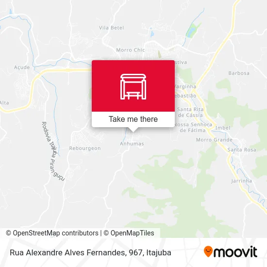 Rua Alexandre Alves Fernandes, 967 map