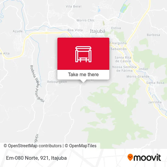 Em-080 Norte, 921 map