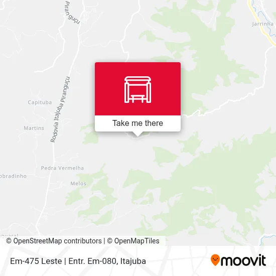 Em-475 Leste | Entr. Em-080 map