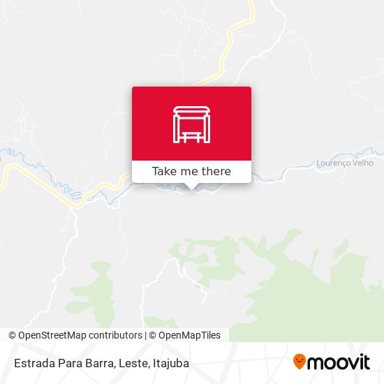 Estrada Para Barra, Leste map