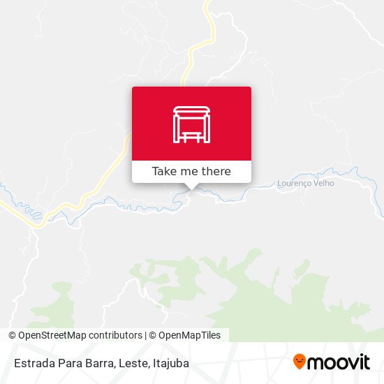 Estrada Para Barra, Leste map