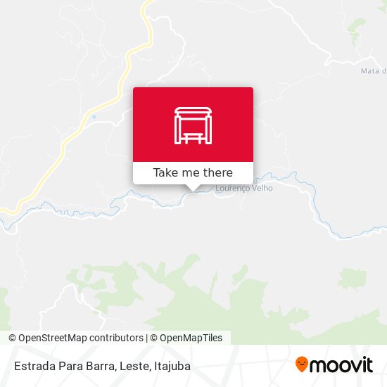 Estrada Para Barra, Leste map