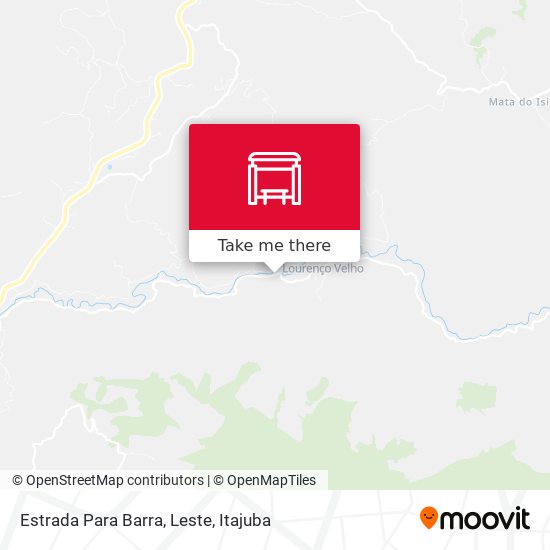 Estrada Para Barra, Leste map