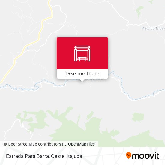 Estrada Para Barra, Oeste map