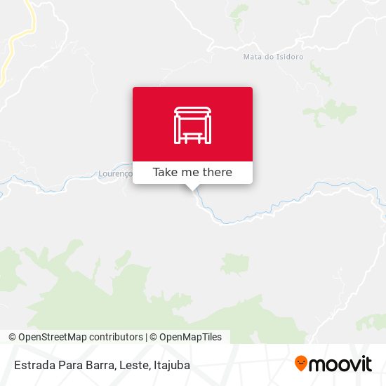 Estrada Para Barra, Leste map