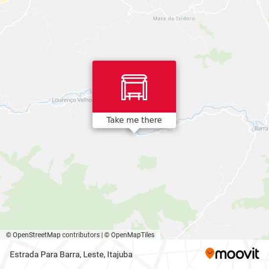 Estrada Para Barra, Leste map