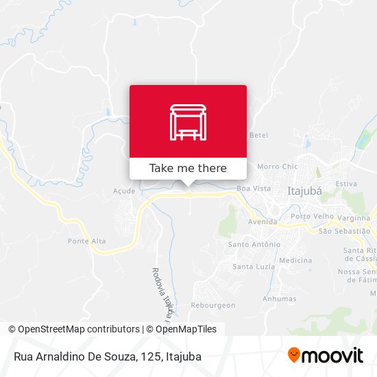 Rua Arnaldino De Souza, 125 map