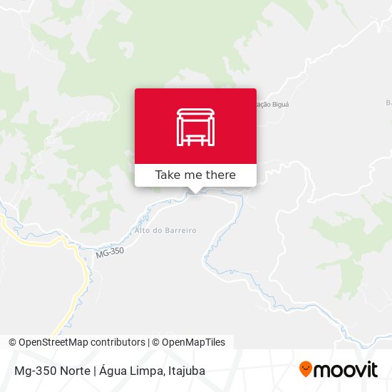 Mg-350 Norte | Água Limpa map