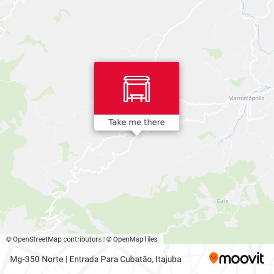 Mg-350 Norte | Entrada Para Cubatão map