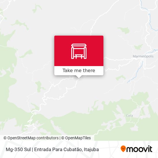 Mg-350 Sul | Entrada Para Cubatão map