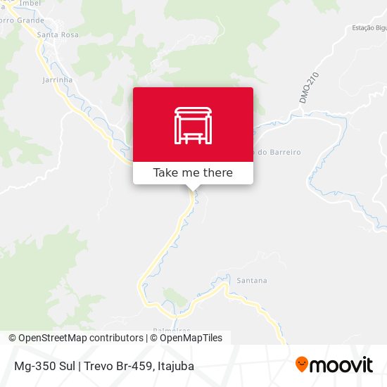 Mg-350 Sul | Trevo Br-459 map