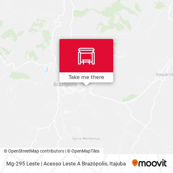 Mg-295 Leste | Acesso Leste A Brazópolis map