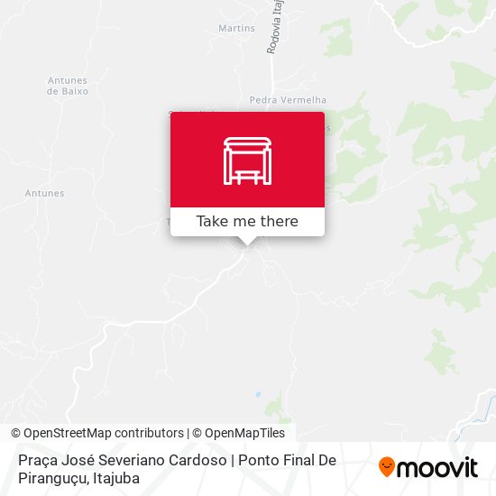 Praça José Severiano Cardoso | Ponto Final De Piranguçu map