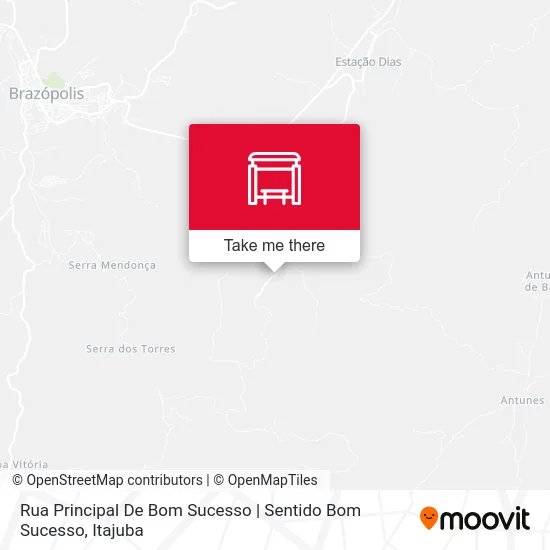 Rua Principal De Bom Sucesso | Sentido Bom Sucesso map