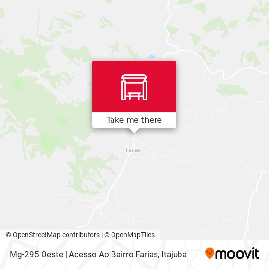 Mg-295 Oeste | Acesso Ao Bairro Farias map