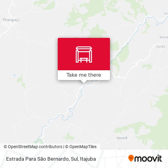 Estrada Para São Bernardo, Sul map