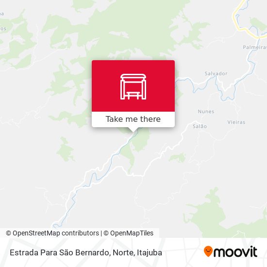 Estrada Para São Bernardo, Norte map