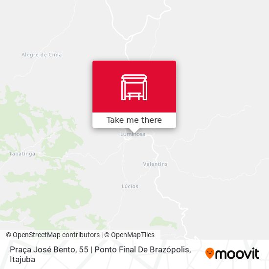 Praça José Bento, 55 | Ponto Final De Brazópolis map