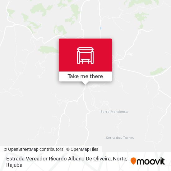 Estrada Vereador Ricardo Albano De Oliveira, Norte map