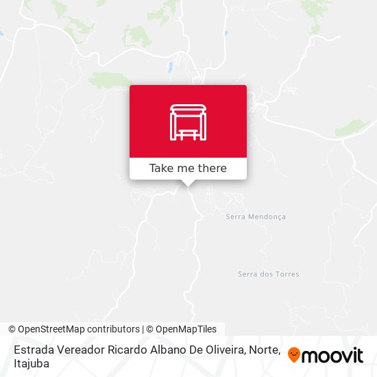Estrada Vereador Ricardo Albano De Oliveira, Norte map