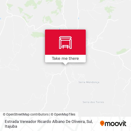Estrada Vereador Ricardo Albano De Oliveira, Sul map