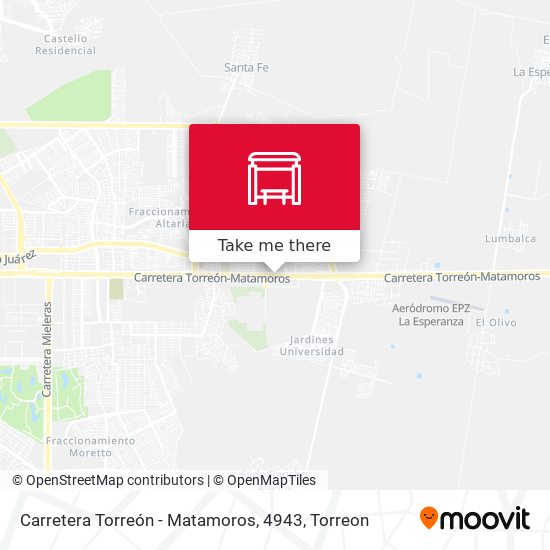 Carretera Torreón - Matamoros, 4943 map