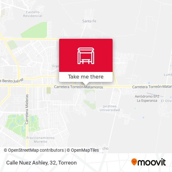 Mapa de Calle Nuez Ashley, 32