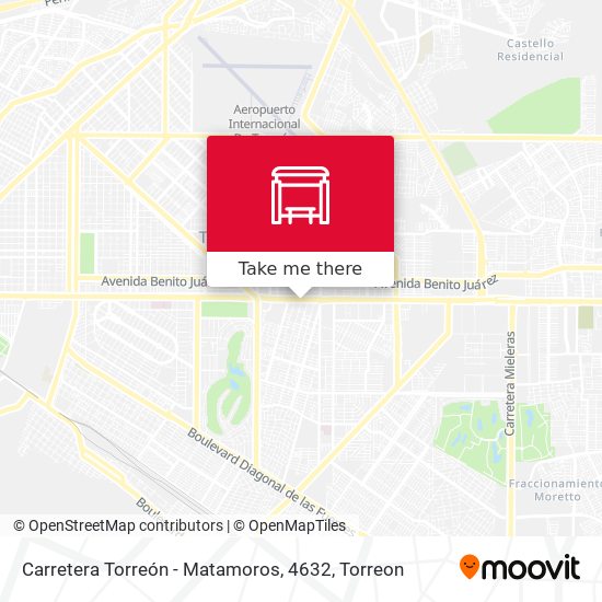 Carretera Torreón - Matamoros, 4632 map