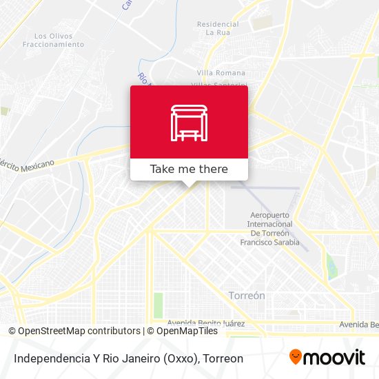 Independencia Y Rio Janeiro (Oxxo) map