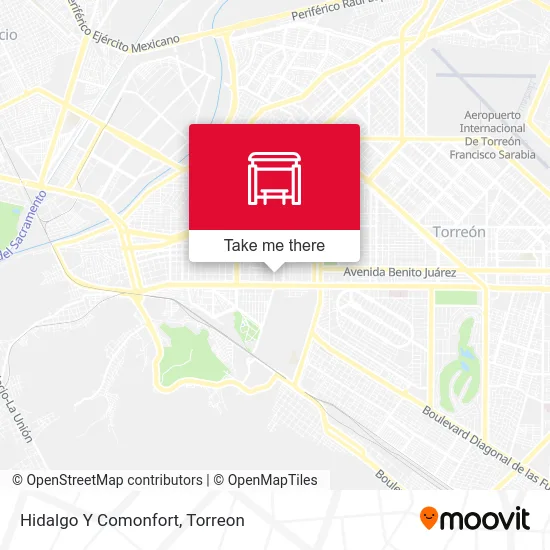 Hidalgo Y Comonfort map