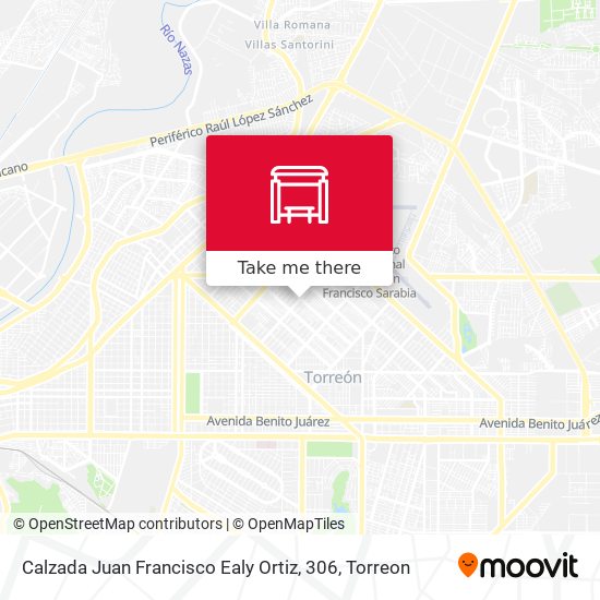 Calzada Juan Francisco Ealy Ortiz, 306 map