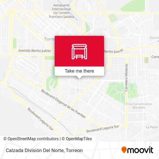 Mapa de Calzada División Del Norte