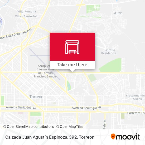 Calzada Juan Agustín Espinoza, 392 map
