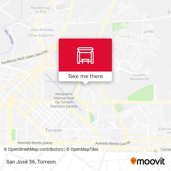 San José 36 map