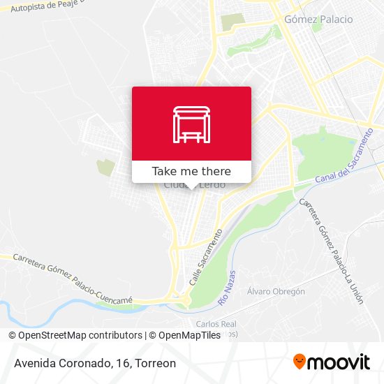 Mapa de Avenida Coronado, 16